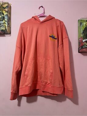 ⭐️Coral Pullover Hoodie with Small Chest Logo